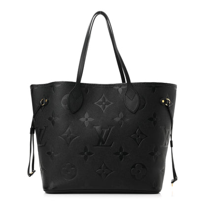 Louis Vuitton Empreinte Monogram Giant Neverfull MM Black 3 of 10