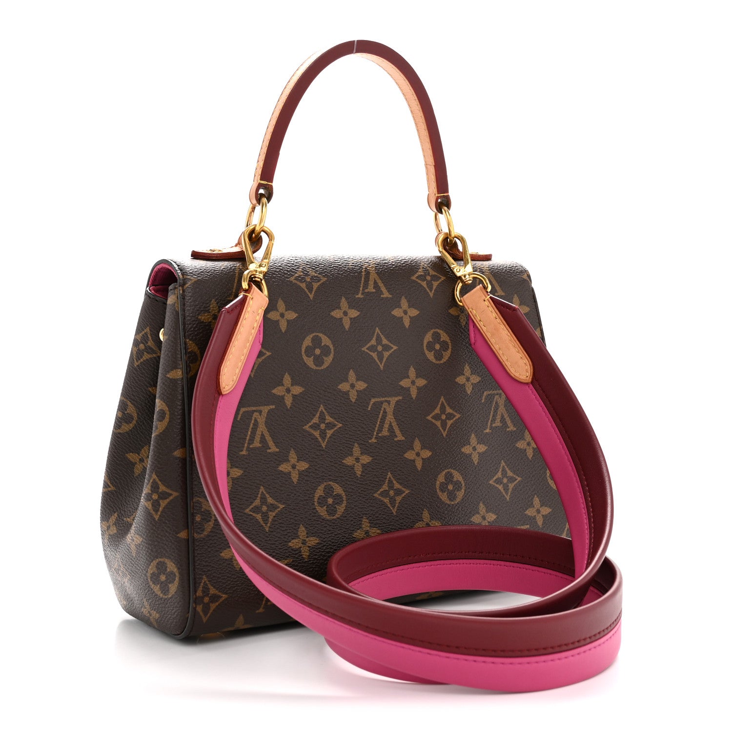 Louis Vuitton Monogram Cluny BB Bordeaux Fuchsia 3 of 14
