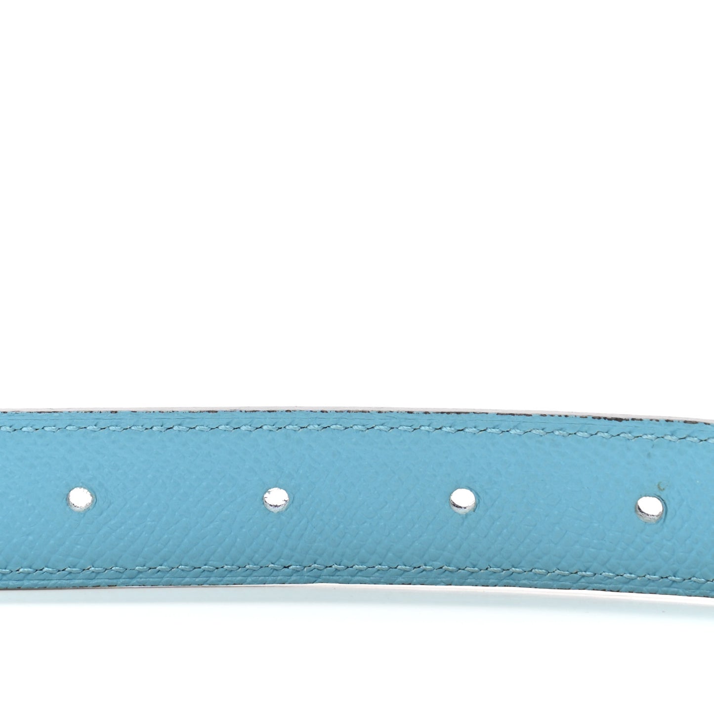 Swift Epsom 24mm Mini Martelee Constance Belt 80 Bleu Saphir Bleu Atoll