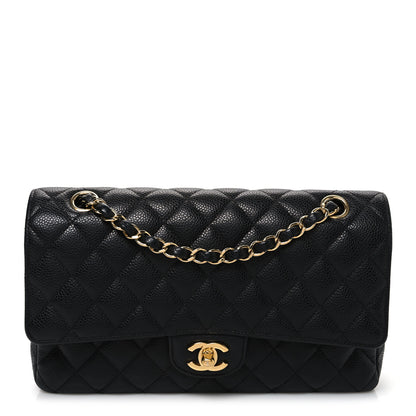 Chanel Caviar Quilted Medium Double Flap Black 1 of 10