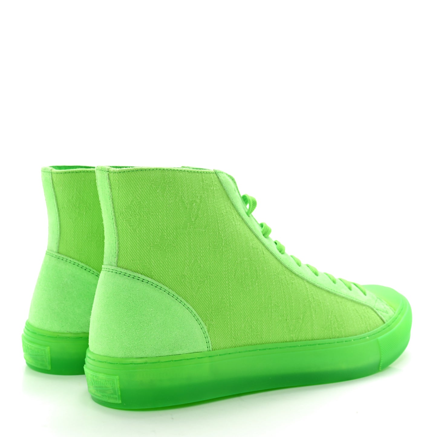 Canvas Monogram Mens Tattoo Sneaker Boots 7 Vert