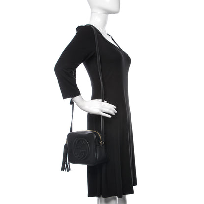 Gucci Pebbled Calfskin Small Soho Disco Bag Black 2 of 10