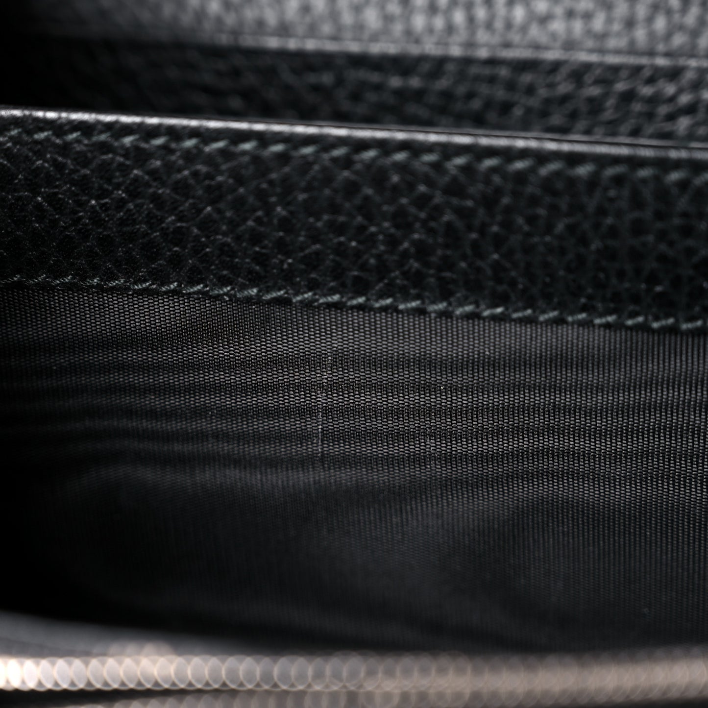 Calfskin Mini Dionysus Chain Wallet Black