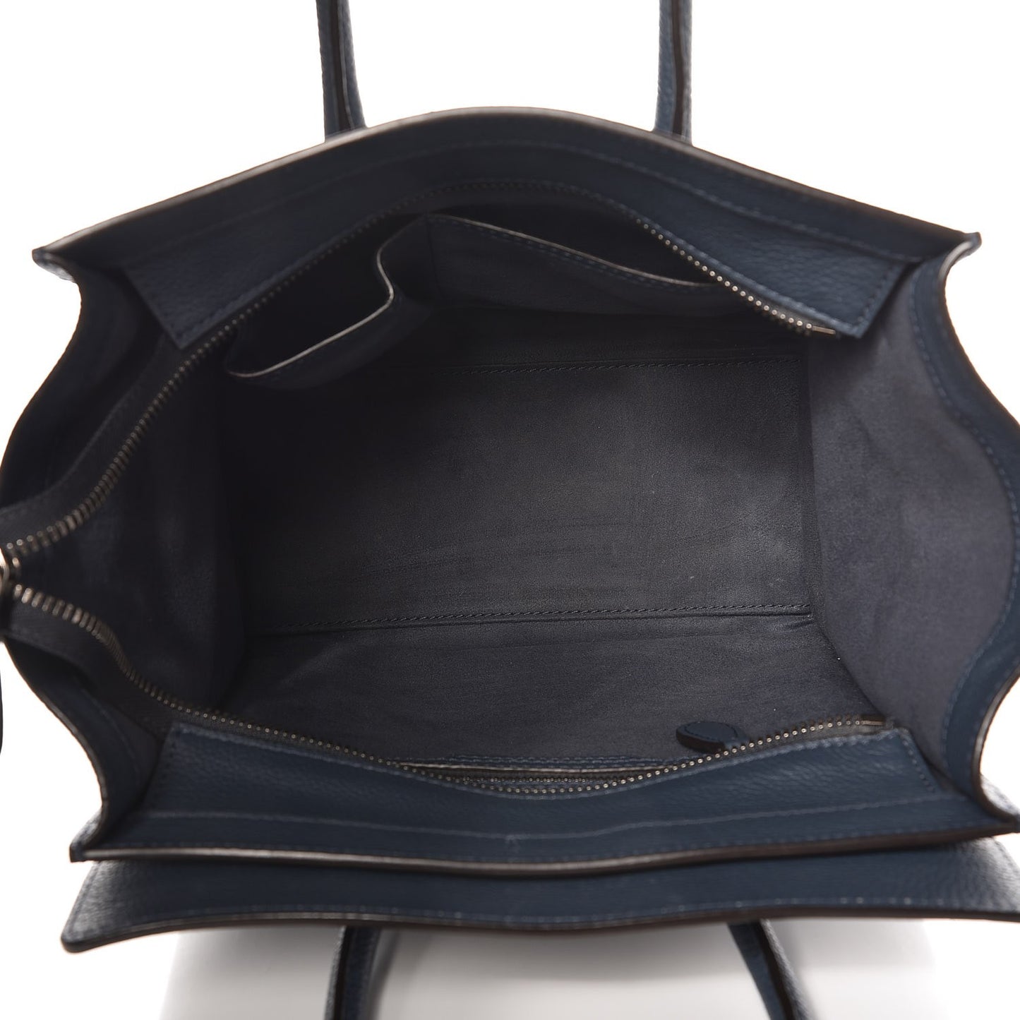 Drummed Calfskin Micro Luggage Orage