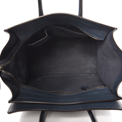 Celine Drummed Calfskin Micro Luggage Orage 5 of 11