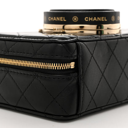 Chanel Lambskin Quilted Coco Click Bag Black 10 of 11