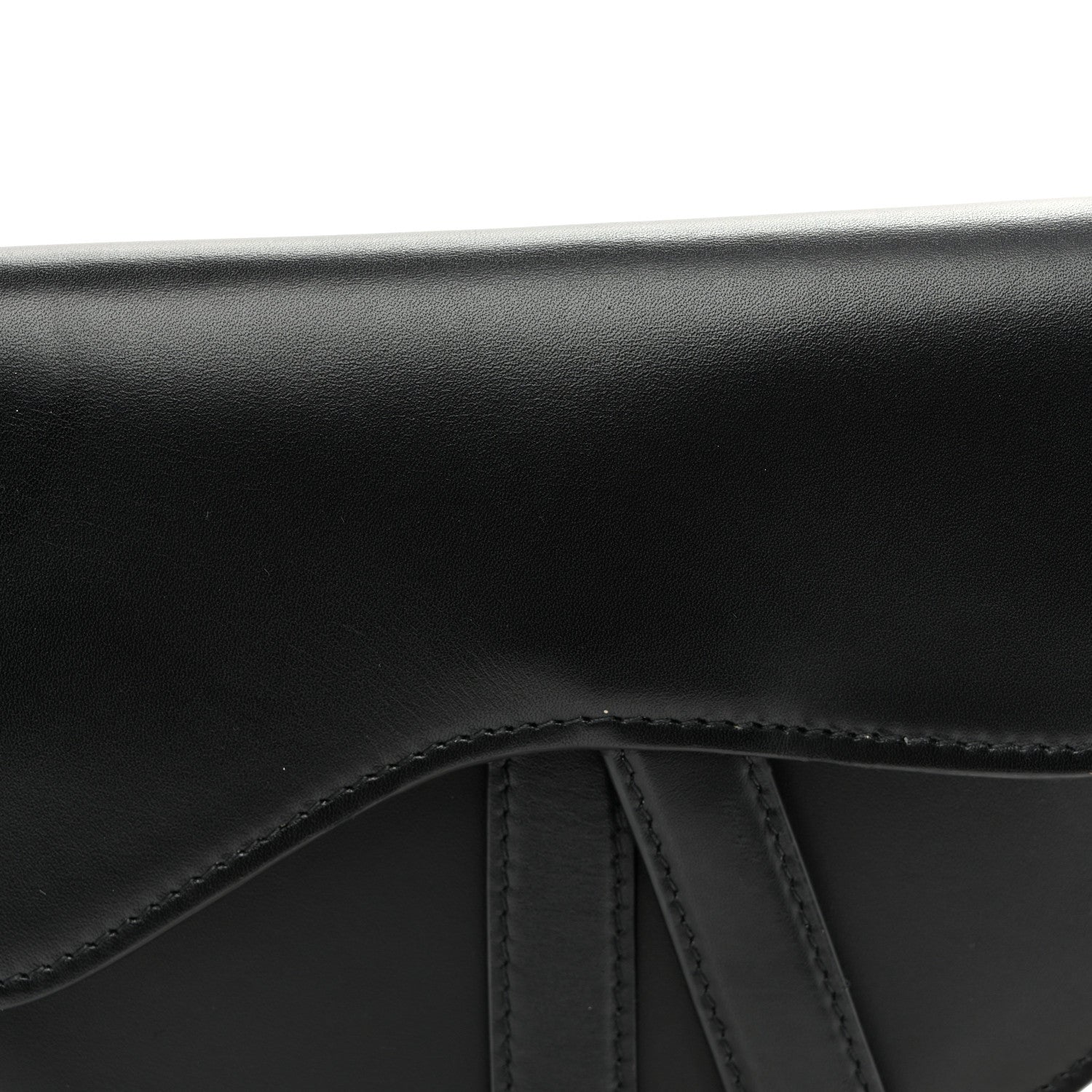 Christian Dior Calfskin Saddle Belt Bag Black 7 of 9