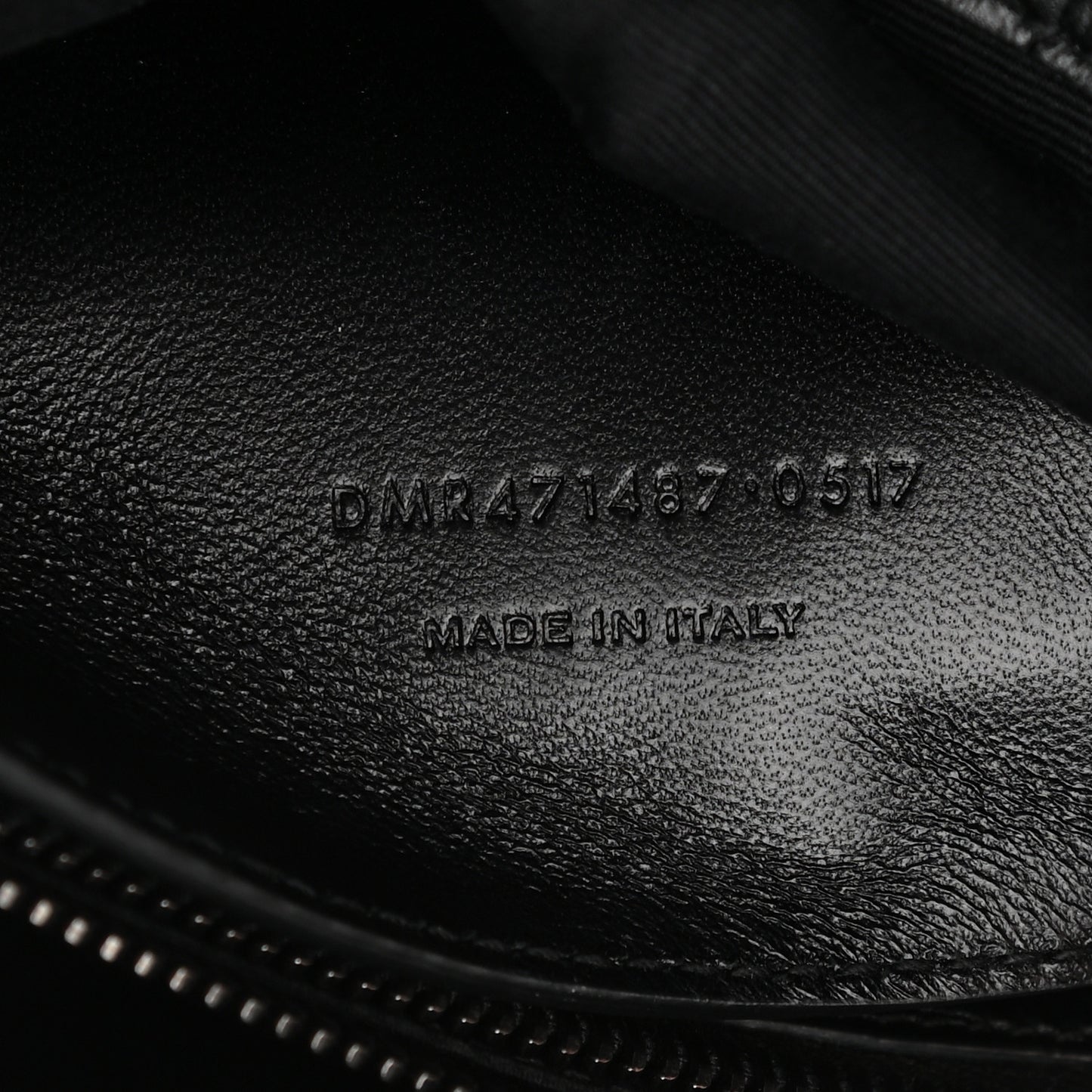 Calfskin Crocodile Embossed Medium West Hollywood Monogram Fold-Over Black