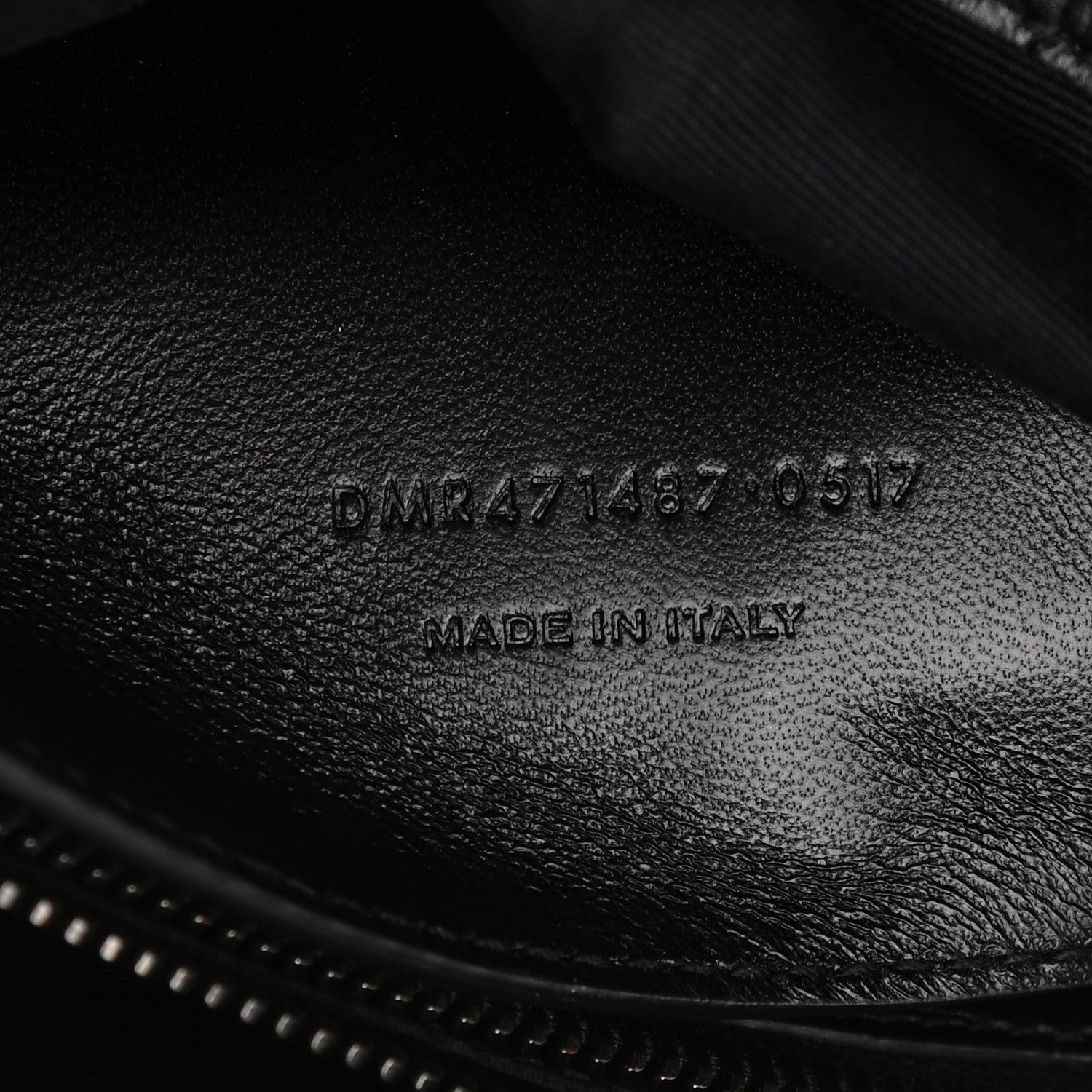 Saint Laurent Calfskin Crocodile Embossed Medium West Hollywood Monogram Fold-Over Black 13 of 23