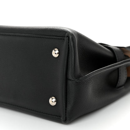 Louis Vuitton Calfskin Lockme Ever BB Black 10 of 12