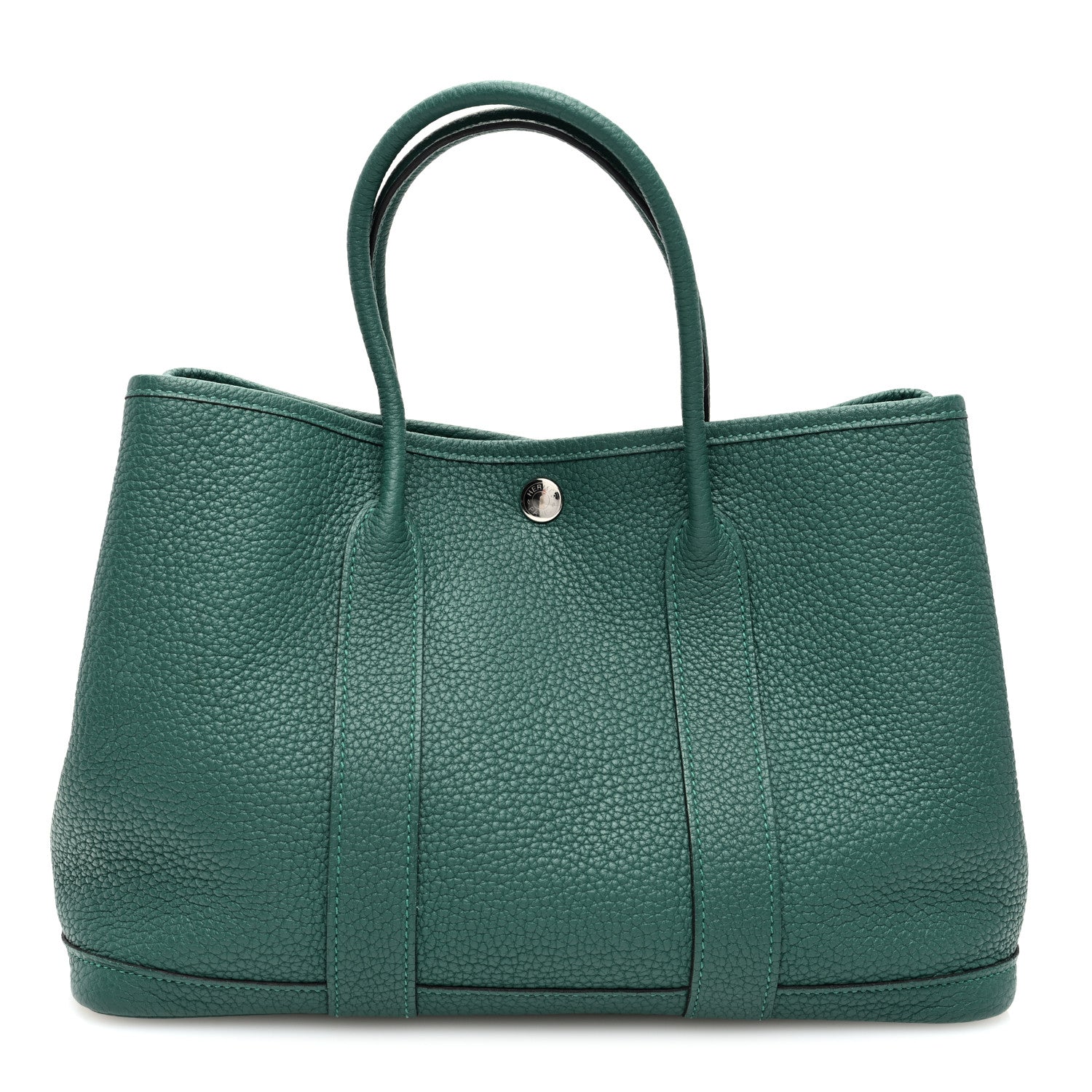 Hermes Negonda Garden Party Tote 30 TPM Malachite 1 of 10