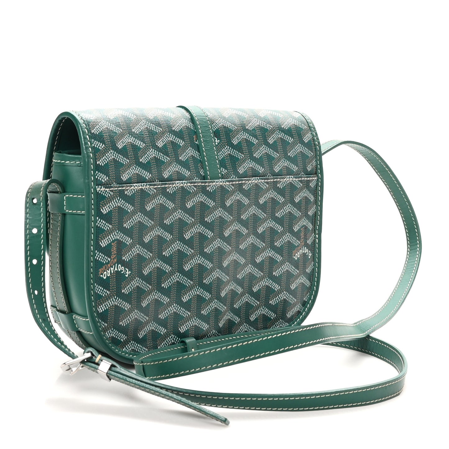 Goyardine Belvedere II PM Messenger Bag Green