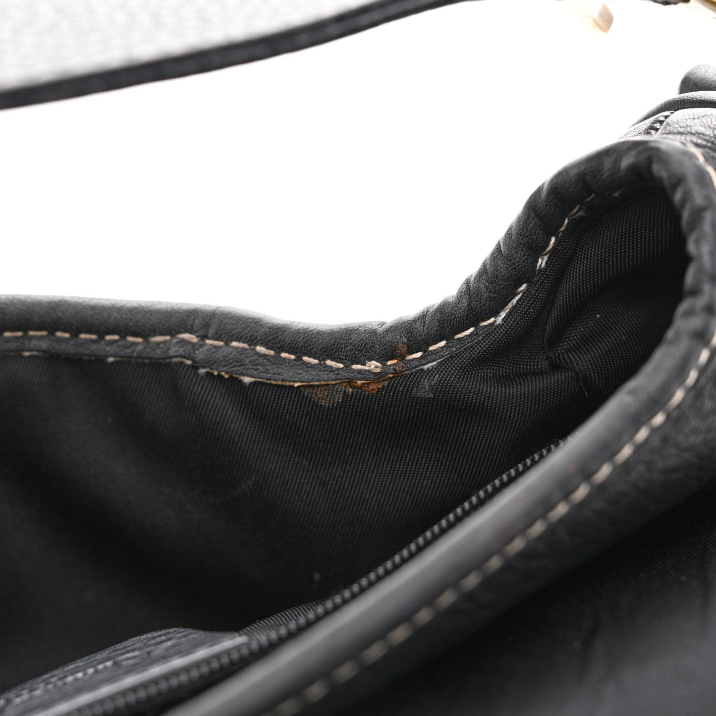 Calfskin Saddle Bag Black