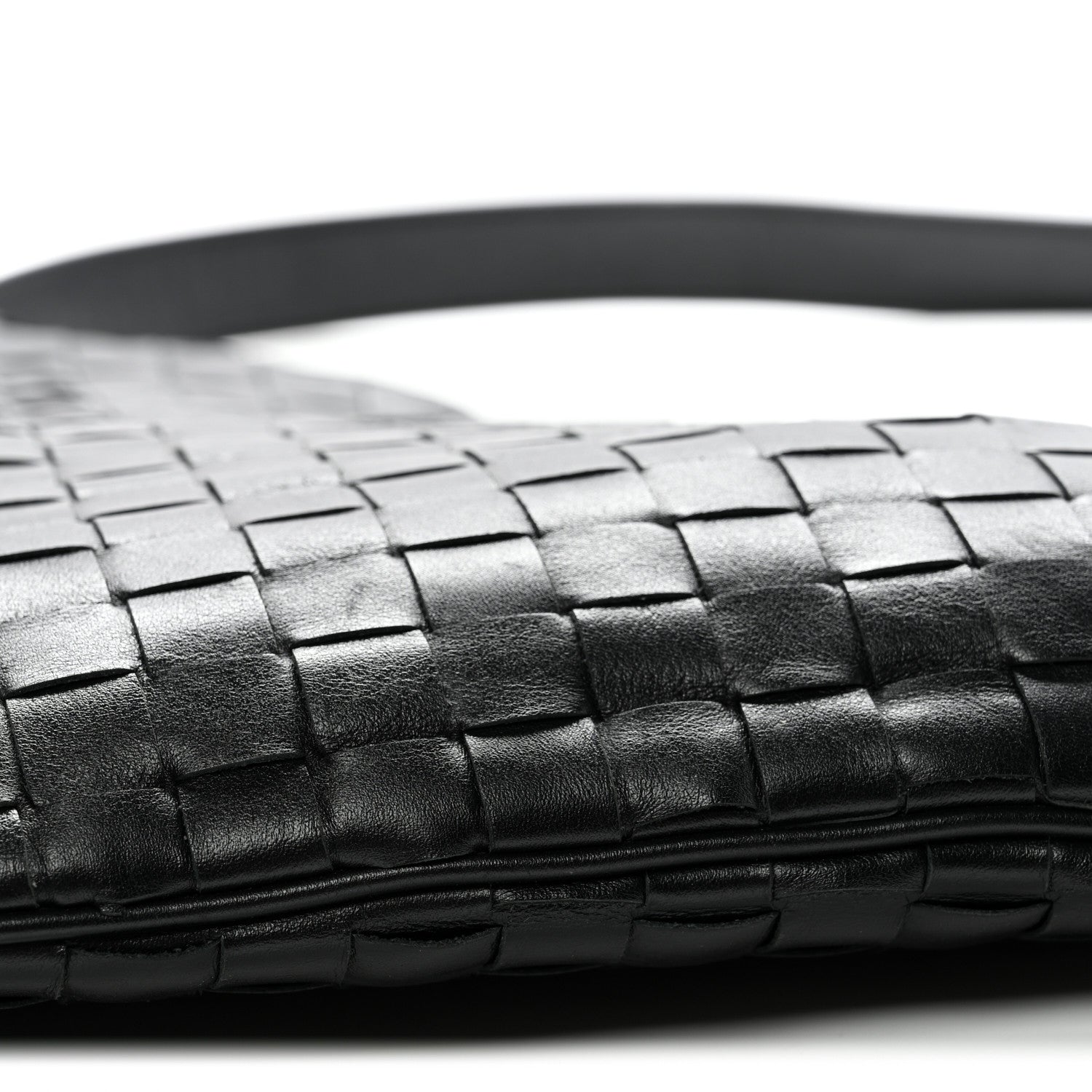 Bottega Veneta Calfskin Intrecciato Virgule Black 10 of 13