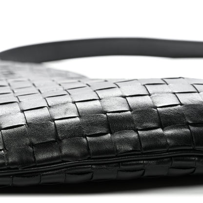 Bottega Veneta Calfskin Intrecciato Virgule Black 10 of 13