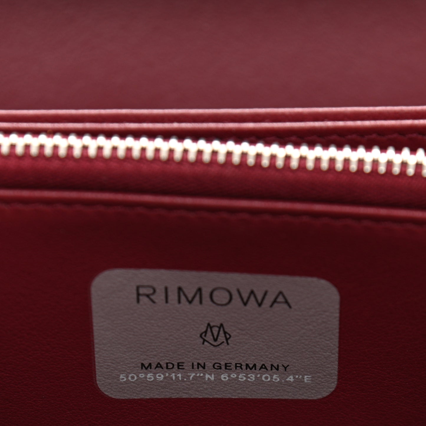 X RIMOWA Aluminum Personal Clutch On Strap Rose