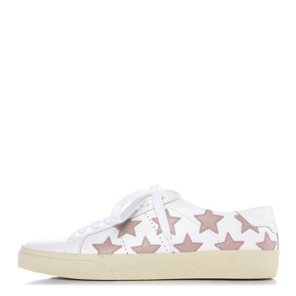 Saint Laurent Nappa Star Court Sneakers 37 Off White Rose 1 of 10