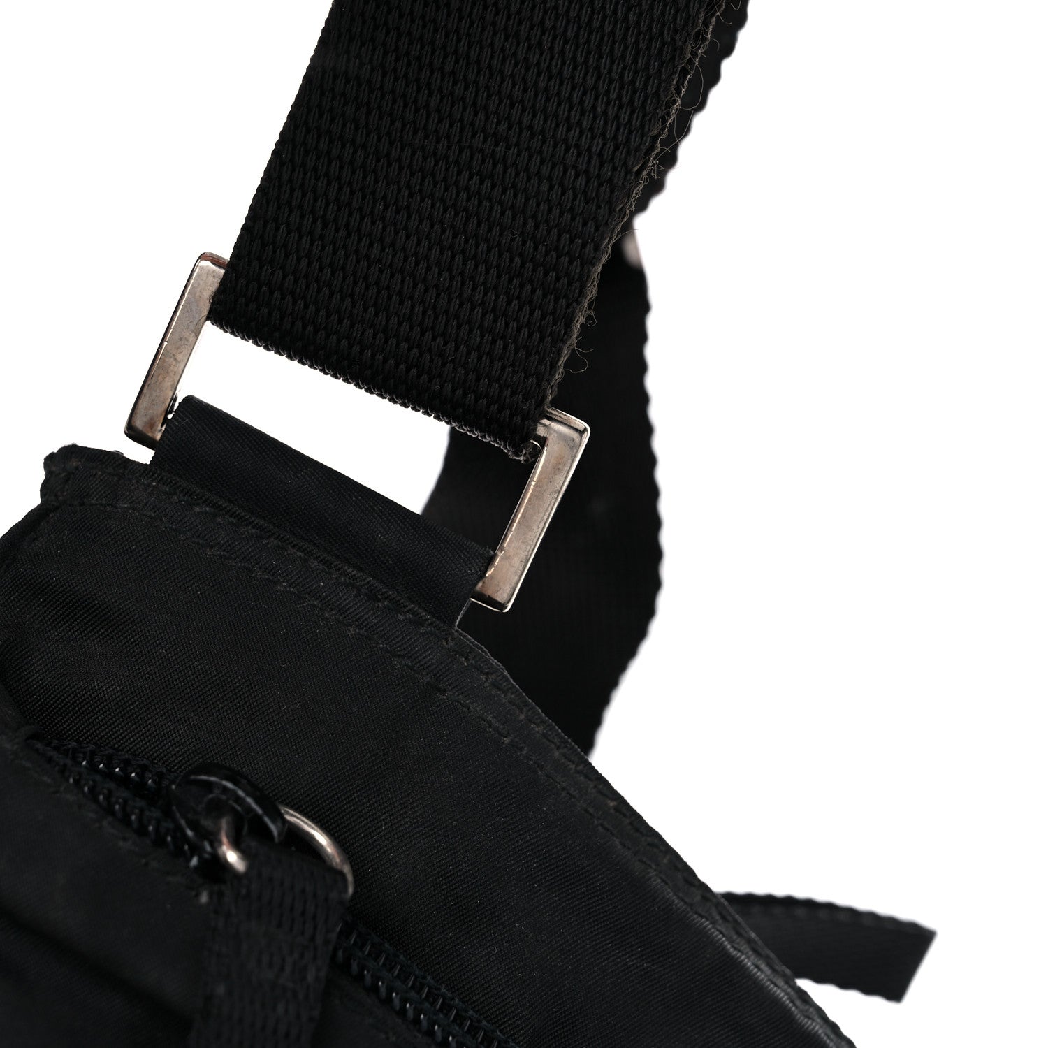 Prada Nylon Vela Flat Messenger Bag Black 21 of 21