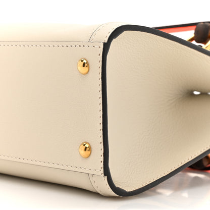 Gucci Wonka Grain Calfskin Mini Diana Tote Bag Mystic White Orange Fluo 10 of 10
