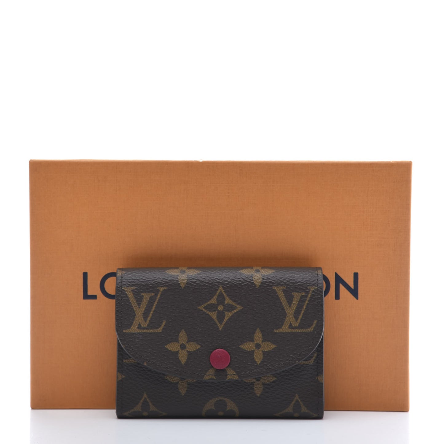 Monogram Rosalie Coin Purse Fuchsia