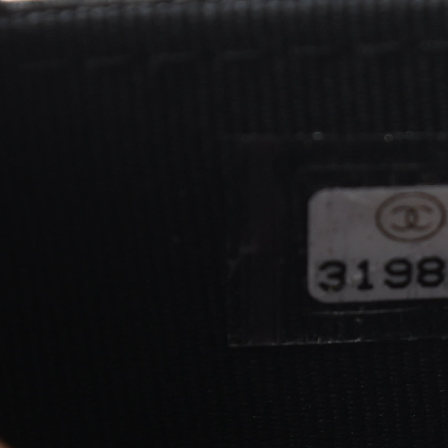 Caviar Quilted Flap Card Holder Wallet Black