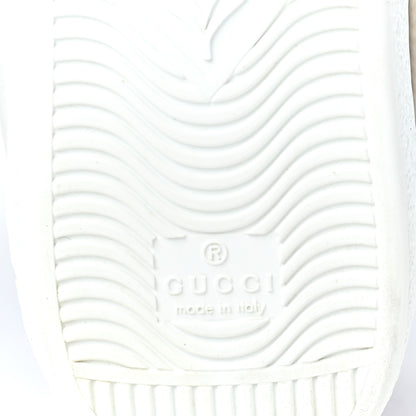 Gucci Calfskin Ayers Web Mens New Ace Stripe High Top Sneakers 6.5 White 6 of 8