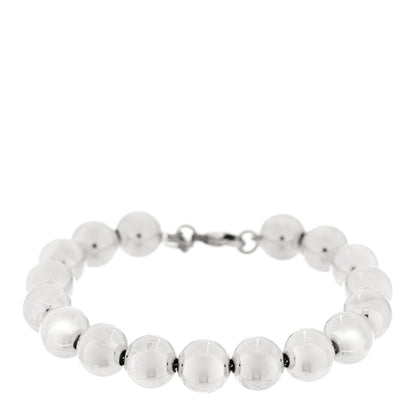 Tiffany Sterling Silver 10mm HardWear Ball Bracelet 1 of 3