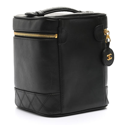 Chanel Lambskin Vanity Cosmetic Bag Black 3 of 10
