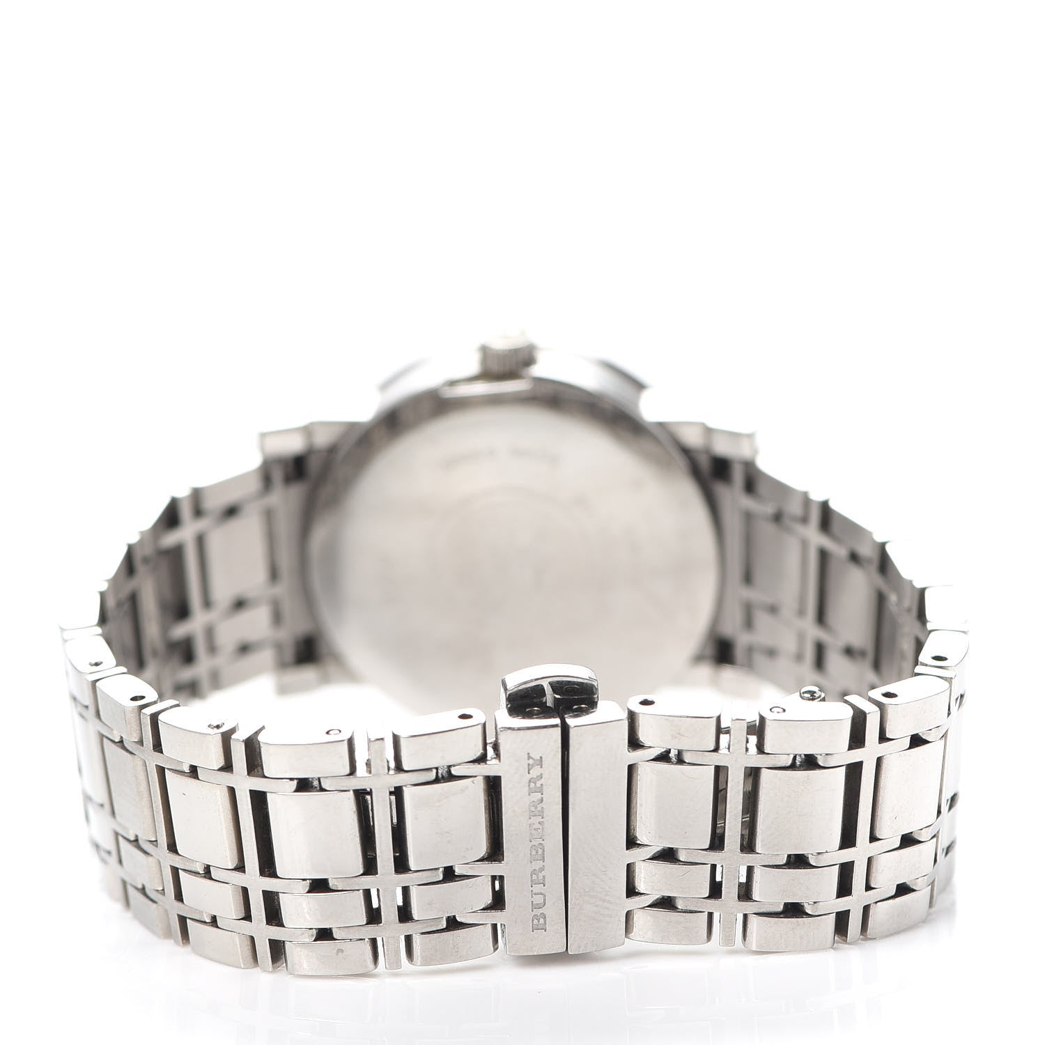 Burberry Stainless Steel Diamond Mother of Pearl 28mm Heritage Quartz Watch BU1370 3 of 5