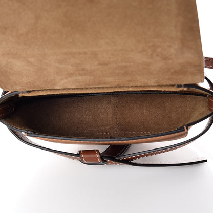 Loewe Grained Calfskin Mini Gate Crossbody Bag Caramel Pecan 5 of 6