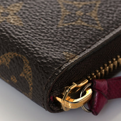 Louis Vuitton Monogram Clemence Wallet Fuchsia 11 of 13