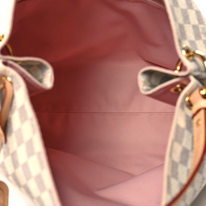 Louis Vuitton Damier Azur Graceful MM Rose Ballerine 5 of 13