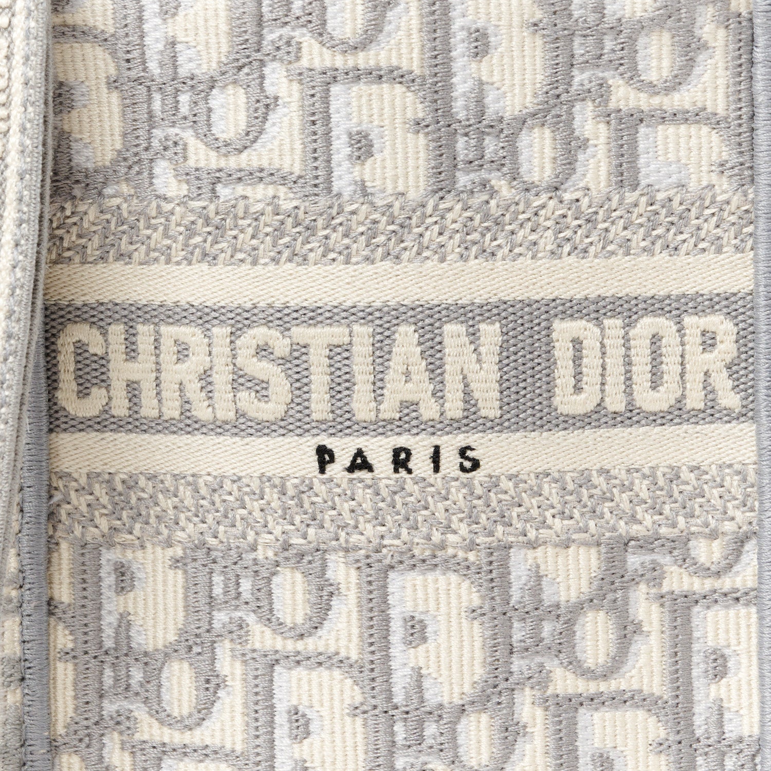 Christian Dior Oblique Mini Book Tote Phone Bag Grey 8 of 11