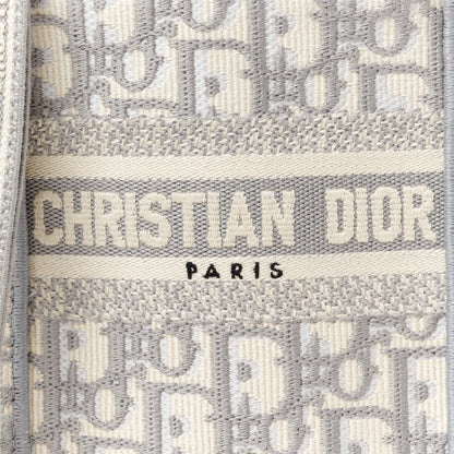 Christian Dior Oblique Mini Book Tote Phone Bag Grey 8 of 11