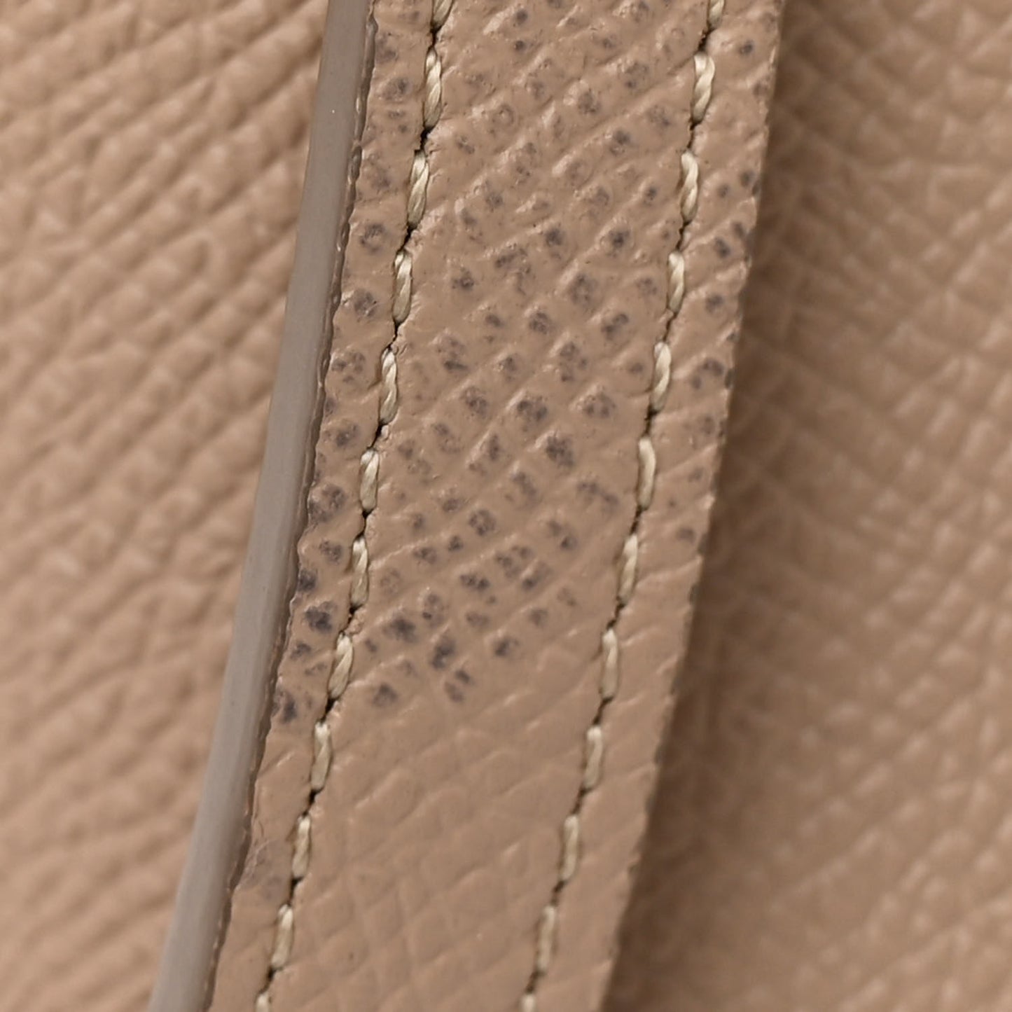 Grained Calfskin Mini Belt Bag Light Taupe