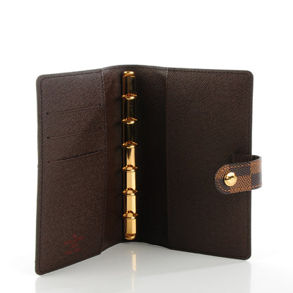 Louis Vuitton Damier Ebene Small Ring Agenda Cover 4 of 7