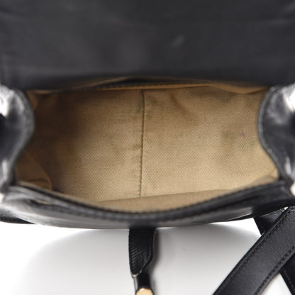 Chloe Calfskin Mini Marcie Metal Bar Trim Crossbody Bag Black 5 of 10