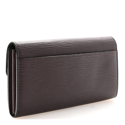 Louis Vuitton Epi Sarah Wallet NM Cassis 3 of 6