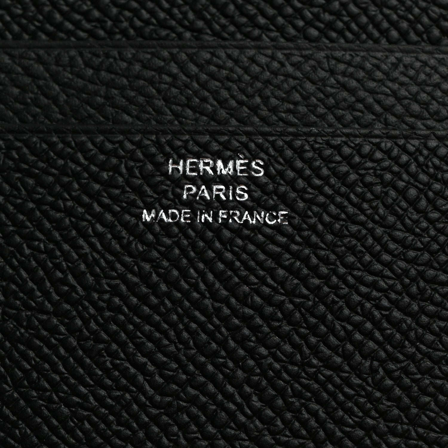 Hermes Epsom MC2 Euclide Card Holder Case Black 6 of 8