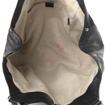 Gucci Guccissima Large Sukey Tote Black 4 of 13