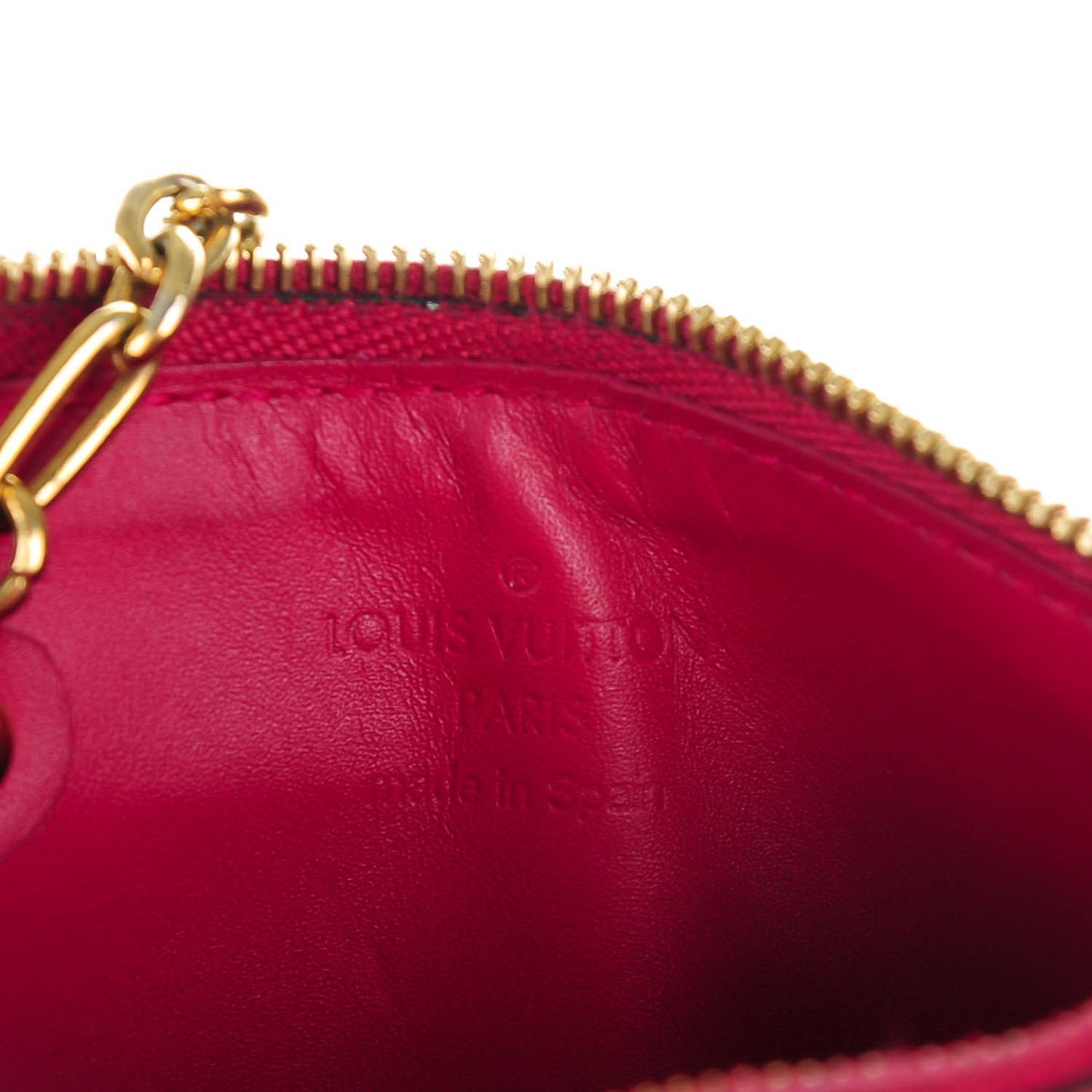 Vernis Key Pouch Rose Indien