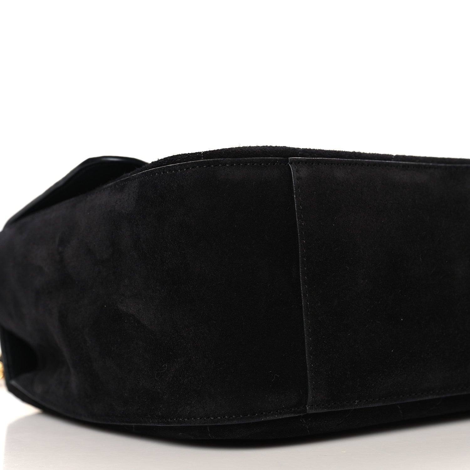 Chanel Suede Calfskin Small Souplissimo Maxi Flap Black 18 of 21