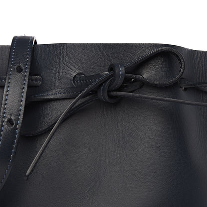 Mansur Gavriel Calfskin Mini Mini Bucket Bag Blu 10 of 10