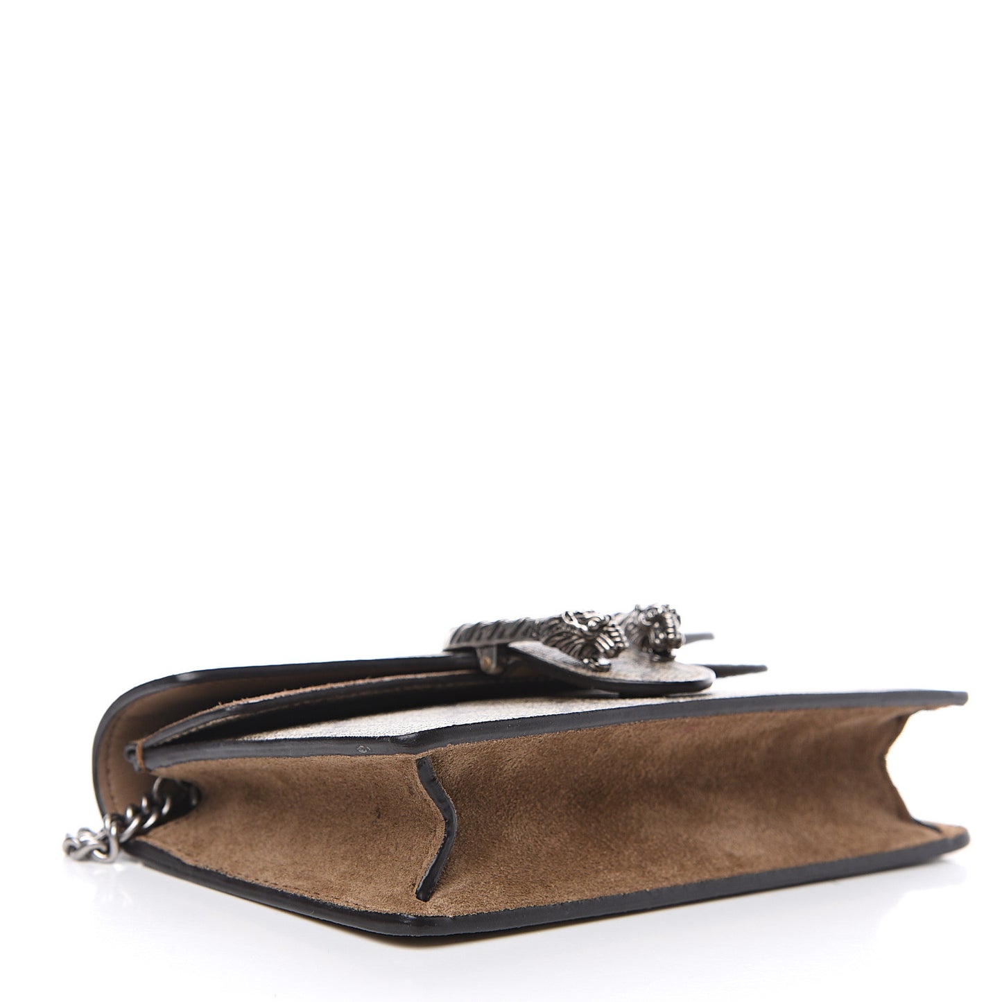 GG Supreme Monogram Super Mini Dionysus Shoulder Bag Taupe