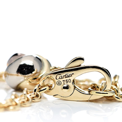 Cartier 18K Yellow White Pink Gold Trinity Ball Bracelet 4 of 4