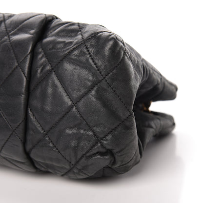Chanel Iridescent Calfskin Large Chic Quilt Flap Black 10 of 13