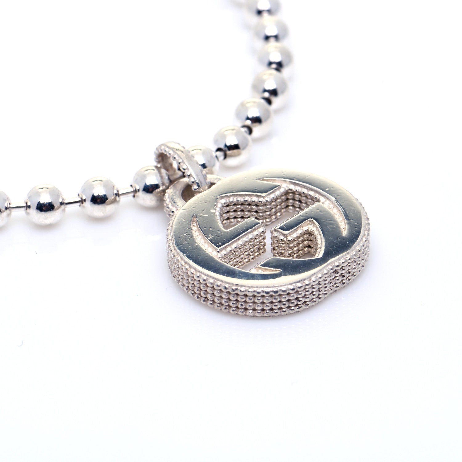 Gucci Sterling Silver Interlocking GG Bracelet 5 of 7