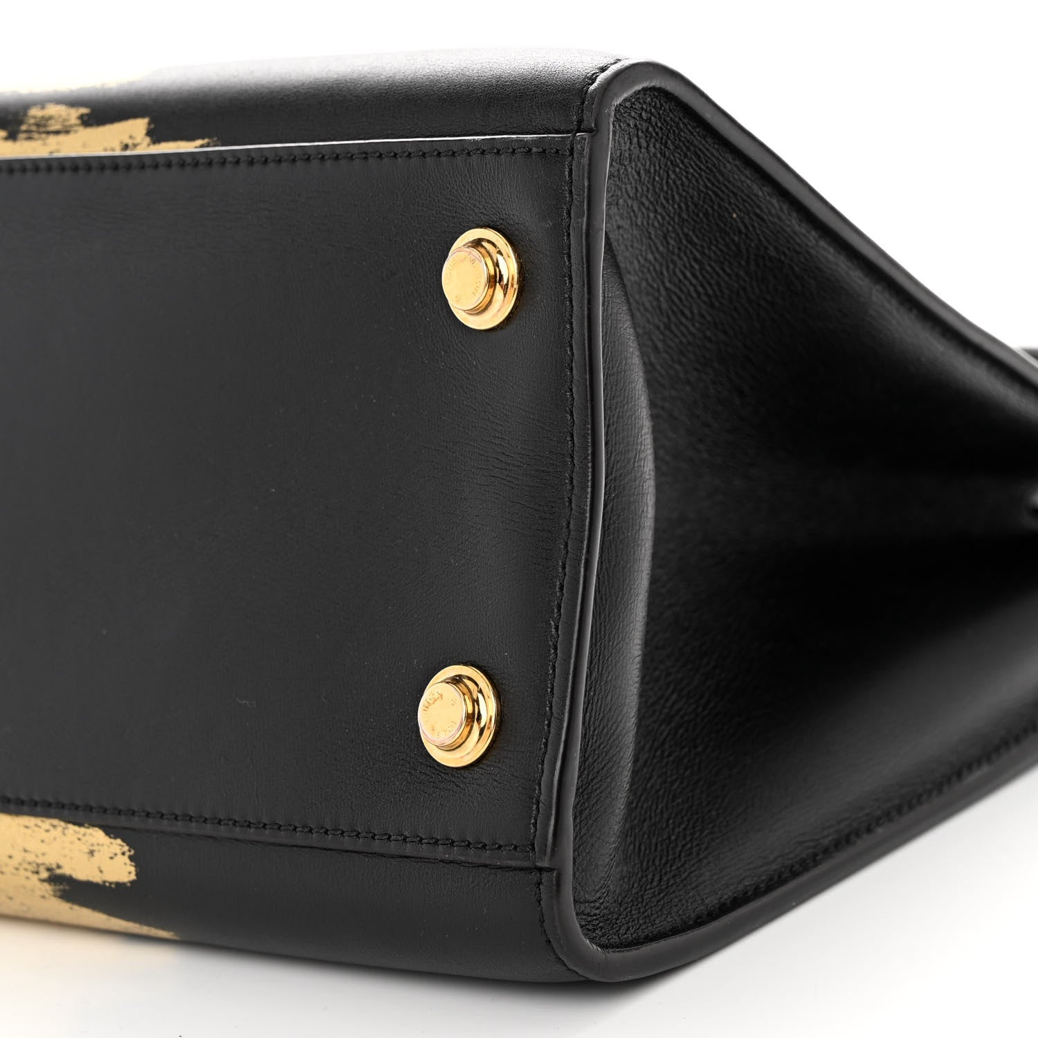 Louis Vuitton Calfskin Golden Light City Steamer MM Black 9 of 9