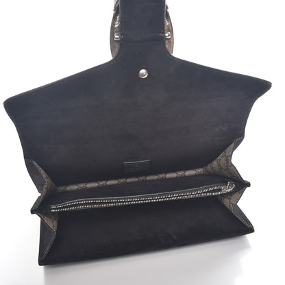 Gucci GG Supreme Monogram Small Dionysus Shoulder Bag Black 6 of 12