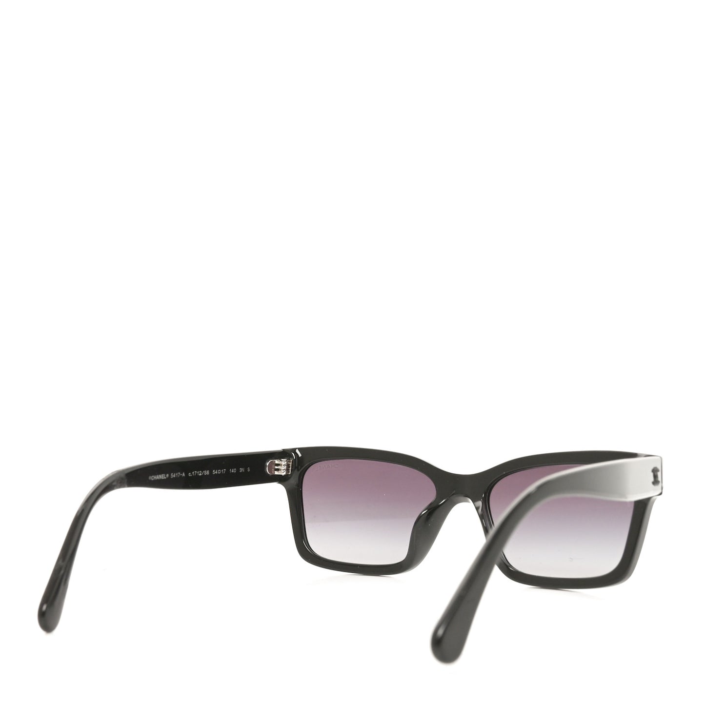 Acetate Polarized Square Sunglasses 5417-A Black